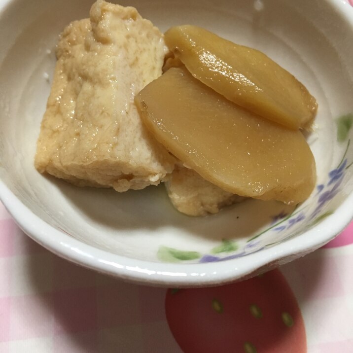 厚揚げ豆腐と新生姜の煮物(*^^*)☆